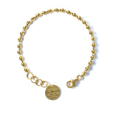 Diamond Beads Bracelet in Gold